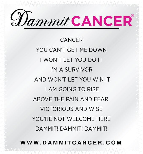 DAMMIT CANCER STRESS DOLL
